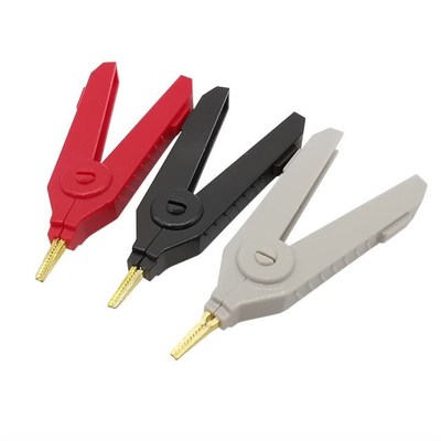 1Pcs 90mm Alligator Clip Copper Gold-plate LCR Test Crocodil