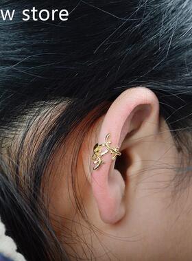 Vintage Laf Clp ion Earreings No P1ierced E ar Cuff WomenEar