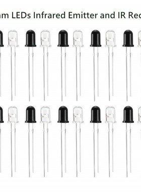 10pairs 3mm 5mm 940nm LEDs Infrared Emitter and IR Receiver