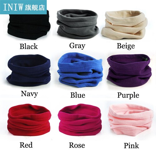Winter Polar Fleece Neck Warmer Women Fashion Running Sports