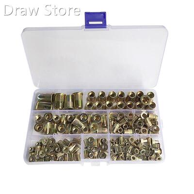 150pcs/box Nutsert Cap Rivet Nut Assortment M3 M4 M5 M6 M8 M