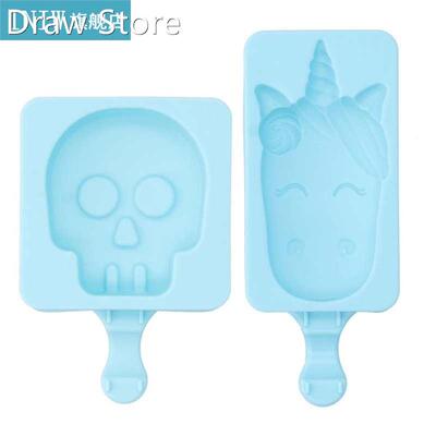 Silicone Ice Cream Mold DIY Home-Made Ice Bar Maker Mould wi