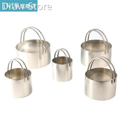 5Pcs/Set Cookie Cutter Metal Round Biscuit Cutter Ca