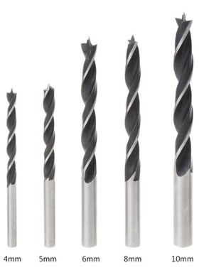 5Pcs High-carbon Steel 10mm Drill Bit Set Woodworking Drilli
