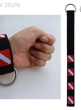 2pcs ScubaDivinig Equipmeant Lanyrd Wrst  Loop Band wi1th D
