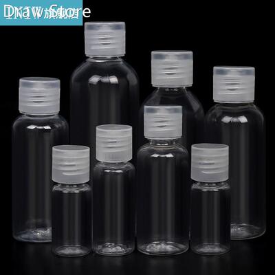 20x Empty Plastic Bottles 10ml-100ml Clear Travel Liquids Co