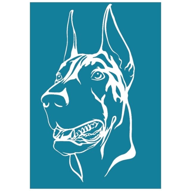 Dog Self Adhesive Silk Screen Printing Stencil Mesh Transfer