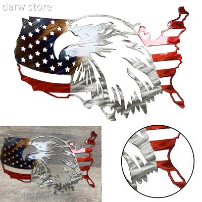 America Flag Egle Hollow OuntAcryl1ic Decor ataion Indoor an