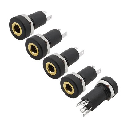 5Pcs/lot PJ-392A 3.5mm 4Pin Headphone Socket 4 Pole Panel Mo