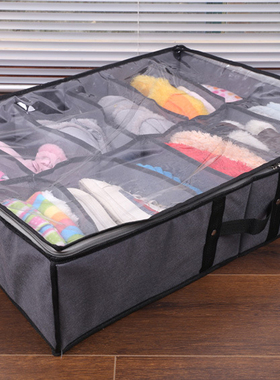 Foldable Underbed Organizer Underbed Shoes Storage Box Conta