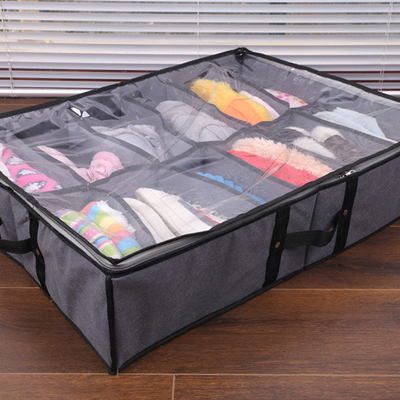 Foldable Underbed Organizer Underbed Shoes Storage Box Conta