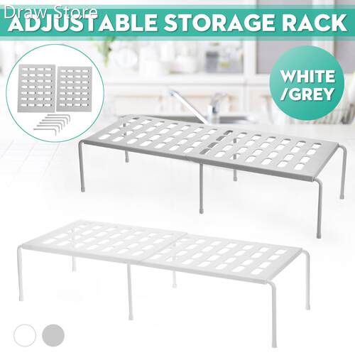 Adjustable Home Closet Organizer Storage Shelf 适用于 Kitche