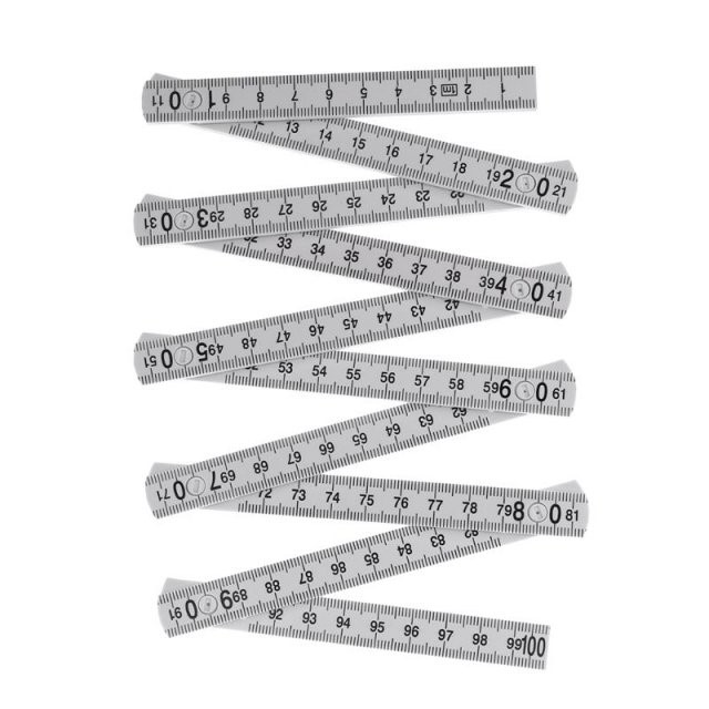 HEAVY DUTY 1M 2M 10-parts Folding Carpenters Ruler Lightweig