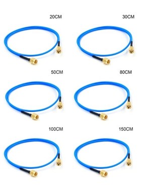 1x (7.87~39.37''L) SMA-Male To SMA-Male Connector St