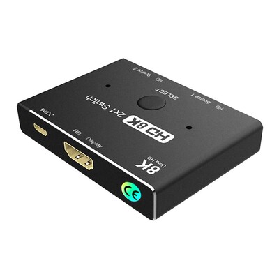 Switcher HDMI 2.1-compatible 2 in 1 out Ultra speed 48Gbps 8