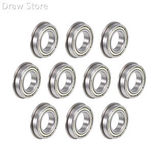 F6801ZZ Flange Ball Bearing 12x21x5mm Shielded Chrome Bearin