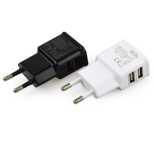EU plug 5V 2A Dual USB Universal Mobile Phone Chargers Trave