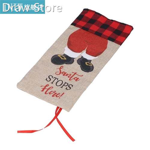 Champagne Bottle Cover Christmas Decoration Portable for Par