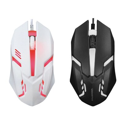 USB Wired Optical Gaming Mouse 1200DPI 3 Buttons LED Luminou