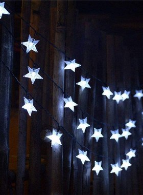 Solar Star String Lights 8 Modes Solar Powered Twinkle Fairy