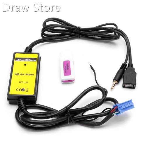 New ar Audio MP3 Interface CD Adapter Changer AUX SD USB Dat