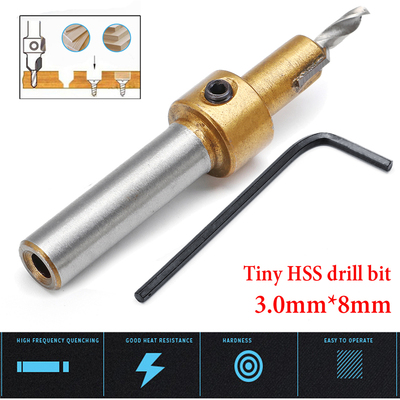 1pcs Hss Timber Wood Working Countersink Drill Bit Kit Screw