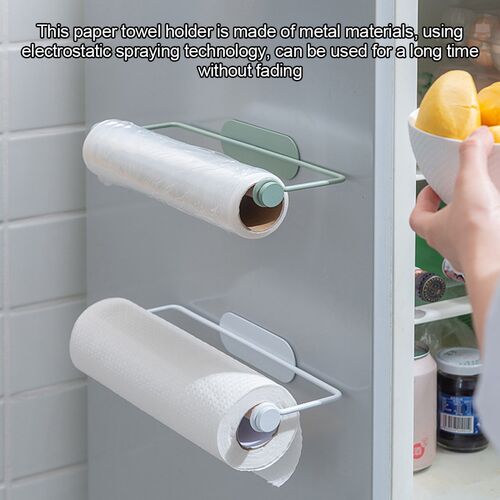 Paper Roll Rack Wood Toilet Tissue Hanger Kitchen Bathroom T