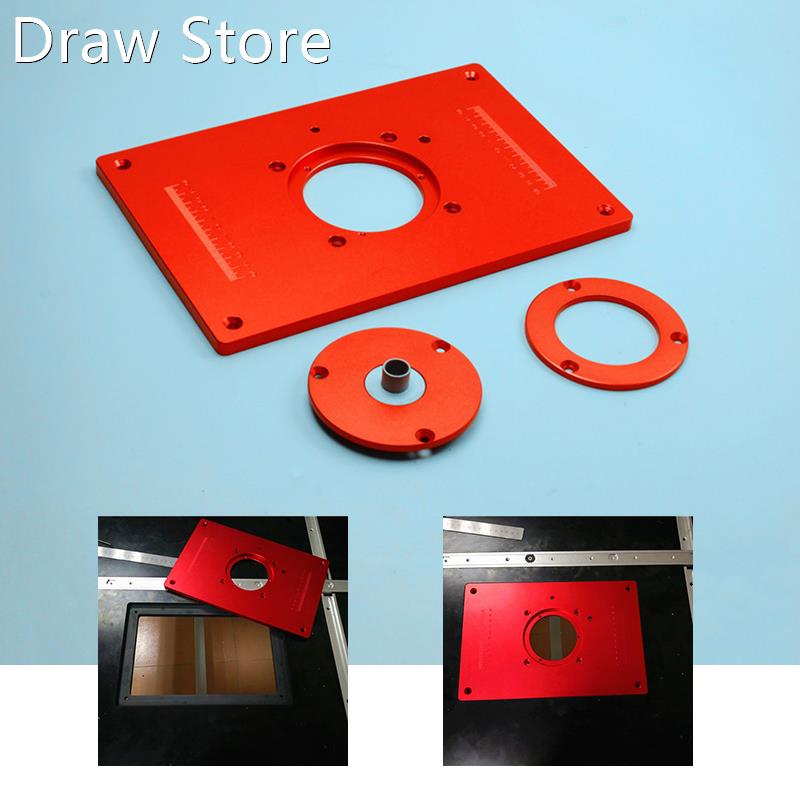 Milling Plunge Router Table Insert Plate 200*300*10MM With C