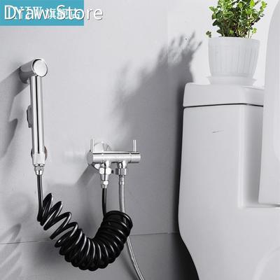 Black PU Hose Household Bathroom Toilet Handheld Bidet Spray