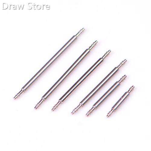 10Pcs 8-22MM Watch Band Spring Bars Strap Link Pins Repair