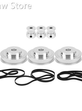 /Set Timing Belt Pulley 60teeth / 20teetn Aluminum Alloy Syn