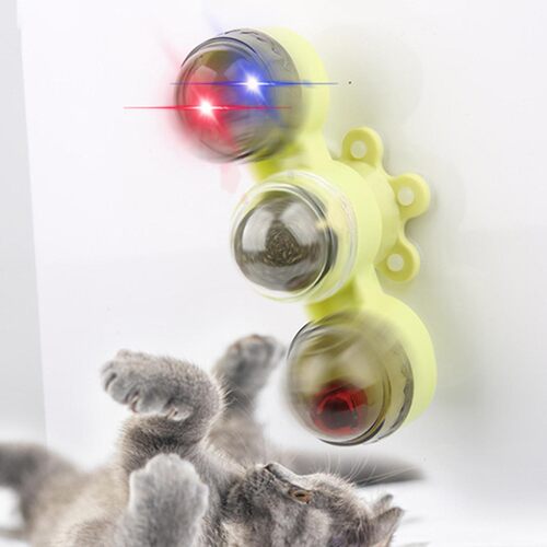 Interactive Pet Toys Cat Training Spinning Kitten Toy Turnta
