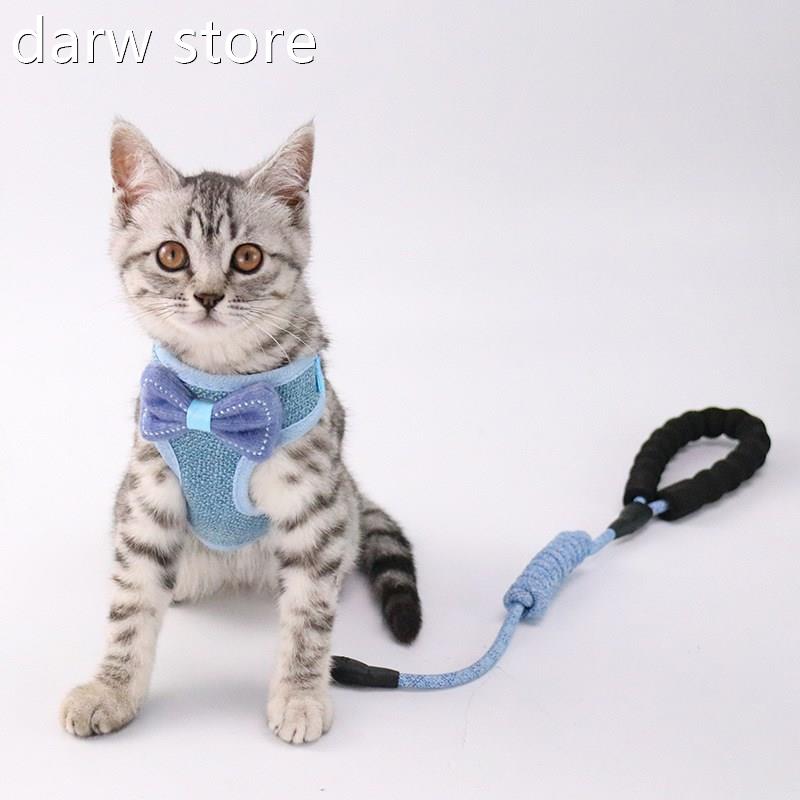 Cat1 Harness and Leash Lead Ro pe Ajustable BreahabdleMesth