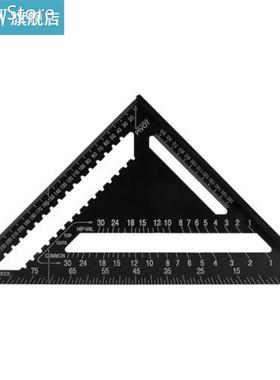 12inch Aluminum Rafter Square Carpenter Triangular Ruler Mea