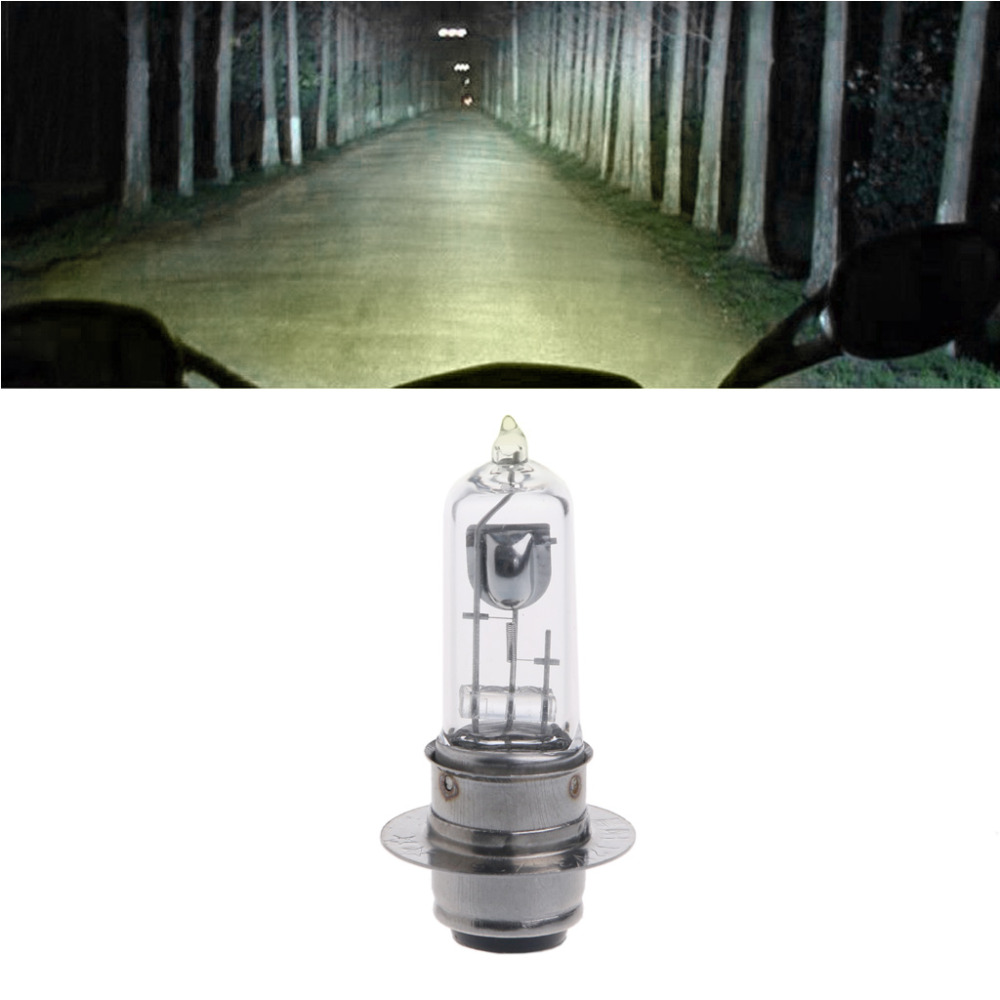 P15D-25-1 DC 12V 35W White Halogen Headlight Bulb Lamp 适用