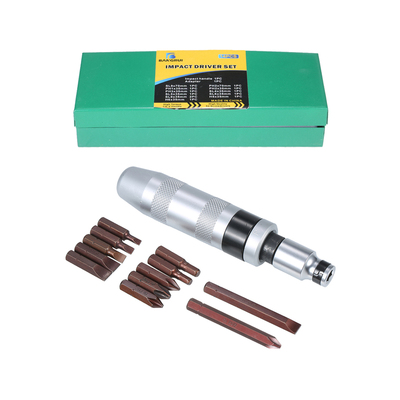 3/8 Inch Hand Impact Driver Set with 10 Pieces S2 Steel Scre