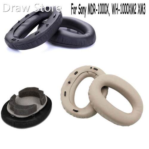 Headphone Ear pads Cushions for Sony MDR 1000X WH 1000XM3 W