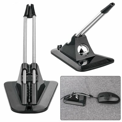 Mouse Wire Fixed Holder Desktop Computer PC Mouse Bungee Cor