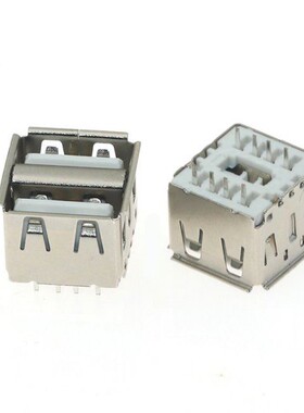 50 pcs/lot Double Layer Type A USB 2.0 Female 8 Pin DIP 30V