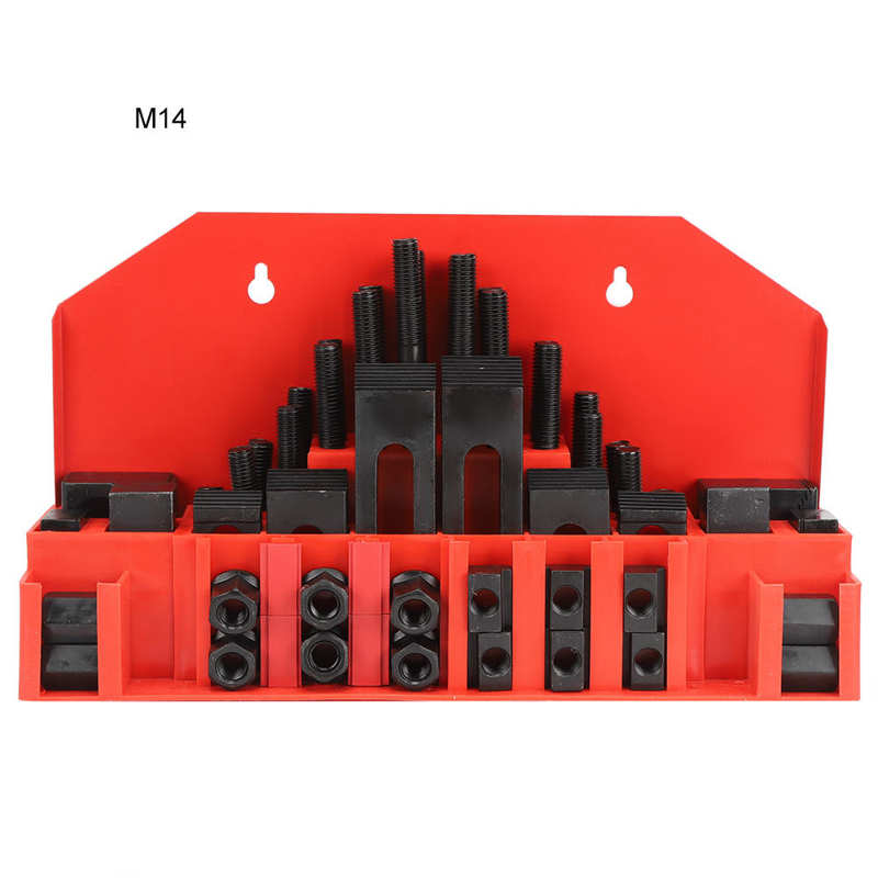 M14 T-Slot Clamp Kit 58Pcs T-Slot Clamp Kit Hardened Combine