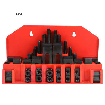 M14 T-Slot Clamp Kit 58Pcs T-Slot Clamp Kit Hardened Combine