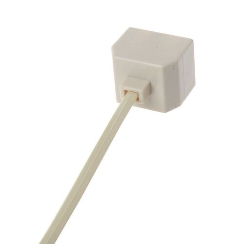 77UA Telephone Splitter RJ11 6P4C 1 Male to 2 Female Adapter