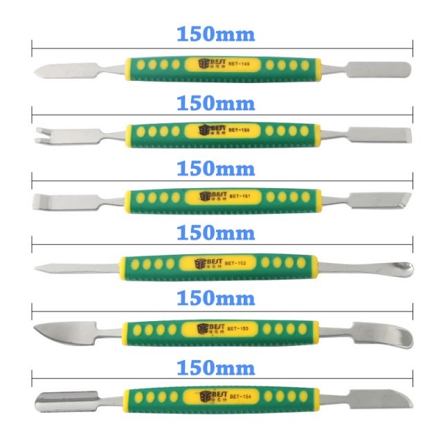 6Pcs/Set Dual Ends Metal Spudger Set Phone Tablet Prying Scr