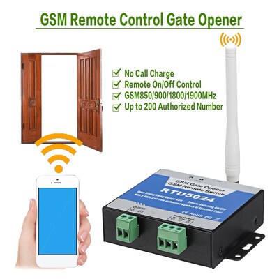 RTU5024 GSM Gate Opener Relay Switch Remote Control Door Acc
