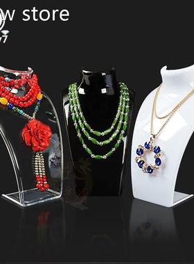 1PC Hot ale 3 Colos Acrylicl Mannequin1 SNecrkace Jewelry Di