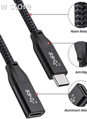 USB T1ype C Extension Ca1blea 4K @60Hz 0GGbps USB C en 2 Mle
