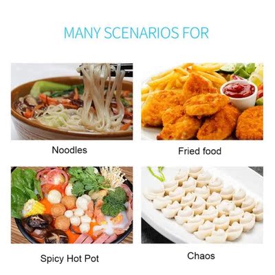 2022 New Stainless Steel Mesh Spider Strainer for Pasta Fine