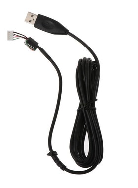 Drop Wholesale 1PC Durable USB Soft Mouse Cable Line Replace