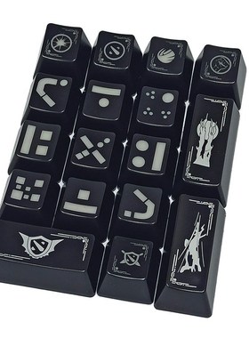 17 Keys Gaming Keycap Set ABS RGB Backlight Numpad Keycaps C