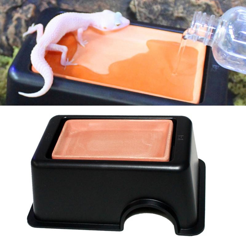 Plastic Reptile Hide Box Den Spawning Cave Tortoise Snake Li